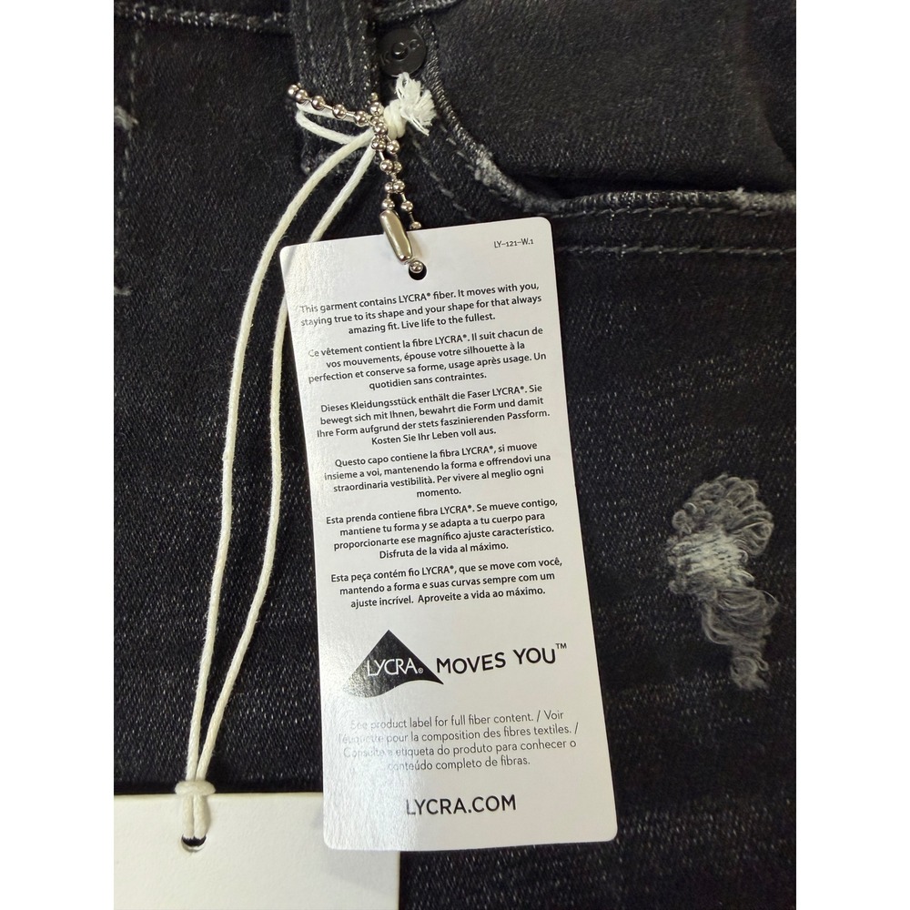 Kancan BRAND NWT LYCRA Women's Distressed Flare Jeans -size 27 - Picture 3 of 7